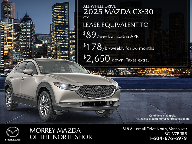 Get the 2025 Mazda CX-30