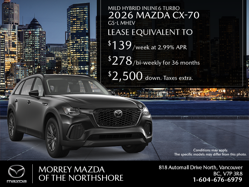 Get the 2026 Mazda CX-70 Mild Hybrid