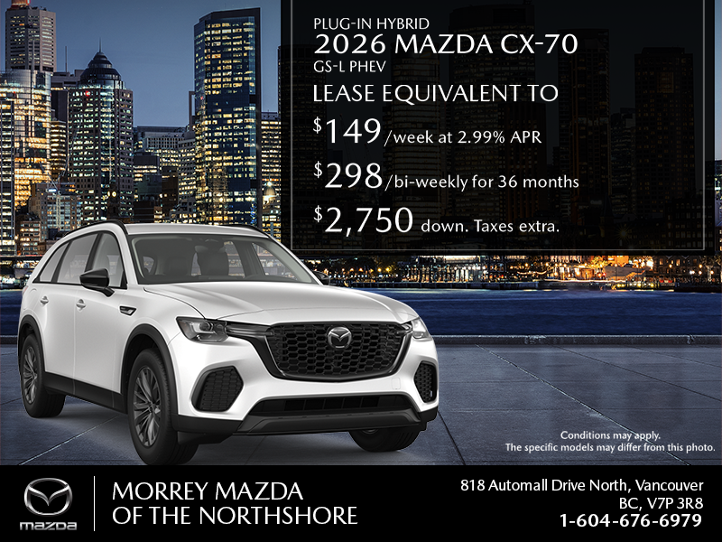 Get the 2026 Mazda CX-70 Plug-In Hybrid