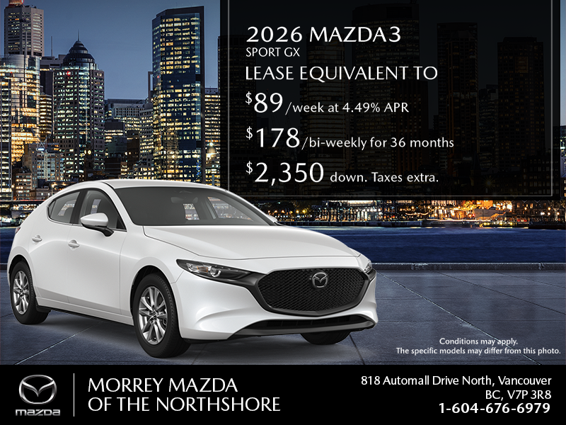 Get the 2026 Mazda3 Sport