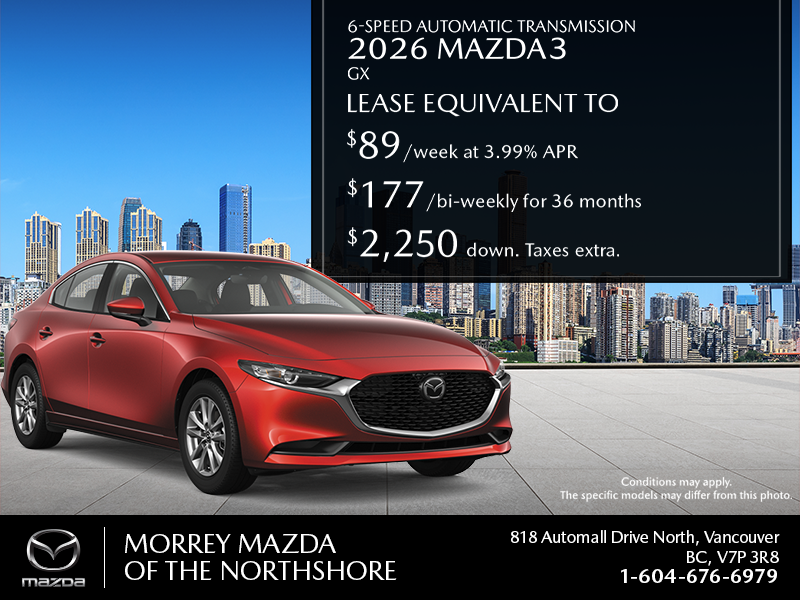Get the 2026 Mazda3