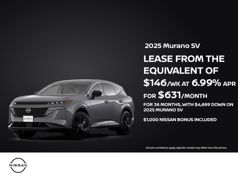 Get the 2025 Nissan Murano today!