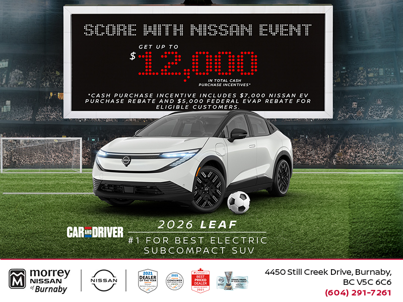 Get the 2026 Nissan Leaf