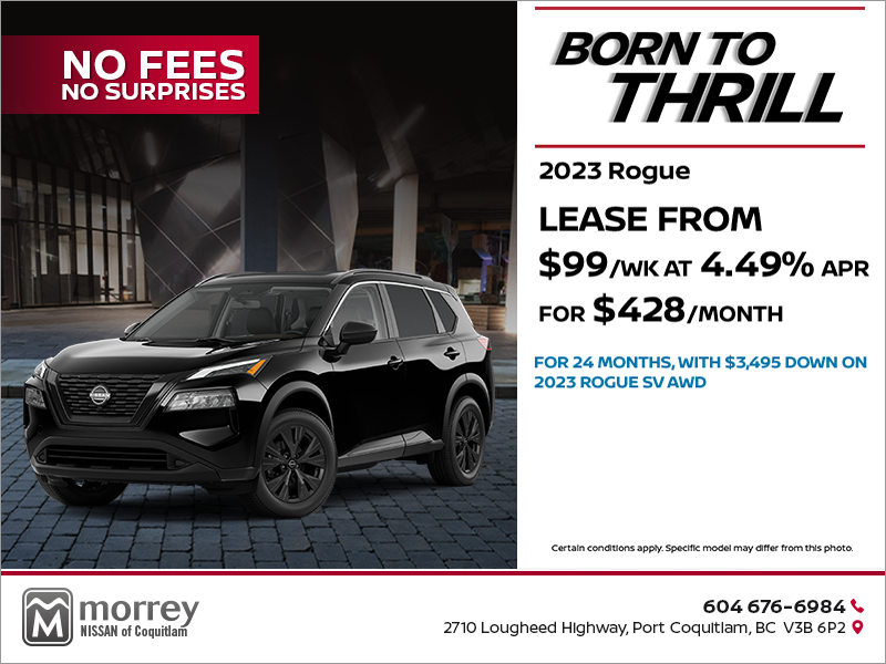 Morrey Nissan of Coquitlam in Port Coquitlam Get the 2023 Nissan