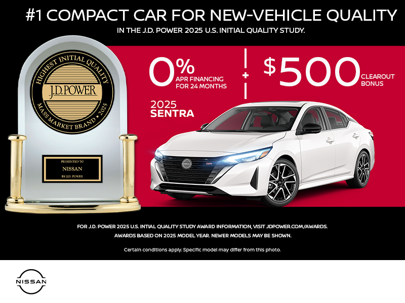 Get the 2025 Nissan Sentra S Plus Today!