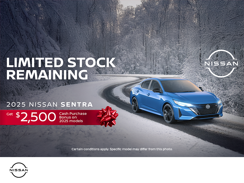 Get the 2025 Nissan Sentra Today!