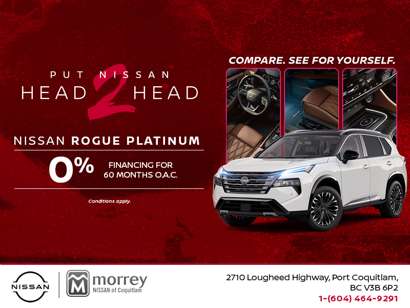 Get the 2026 Nissan Rogue Platinum Today!