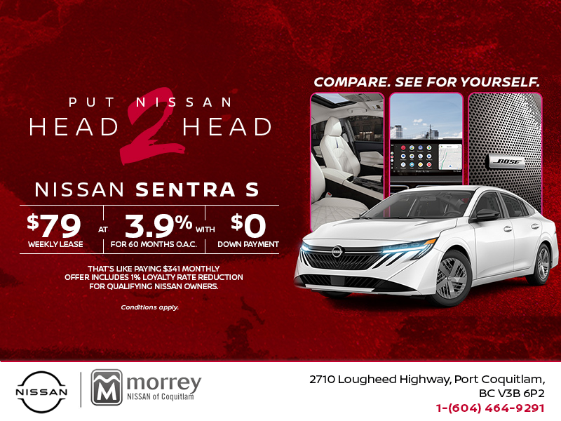 Get the 2026 Nissan Sentra S Today!