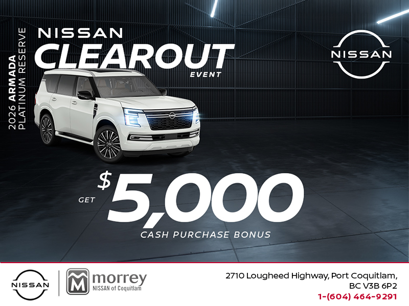 Get the 2026 Nissan Armada Today!