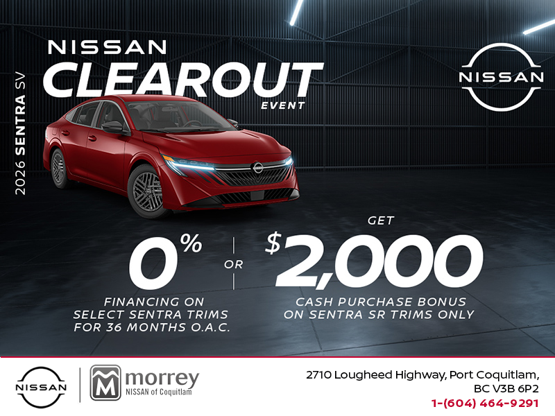 Get the 2026 Nissan Sentra S Today!