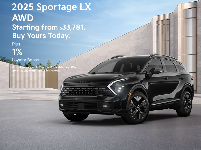 Get the 2025 Kia Sportage!