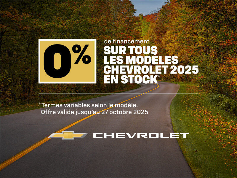 L'événement du mois Chevrolet