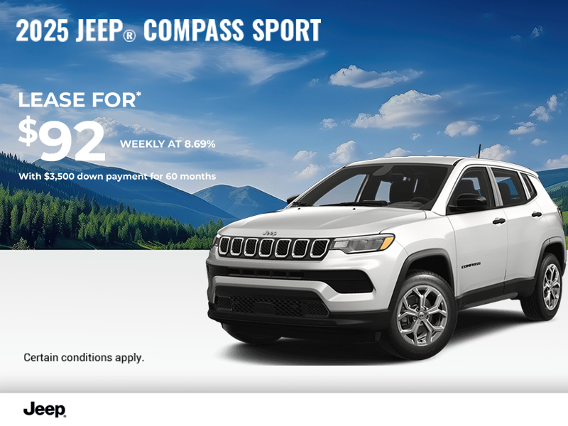 Get the 2025 Jeep Compass!