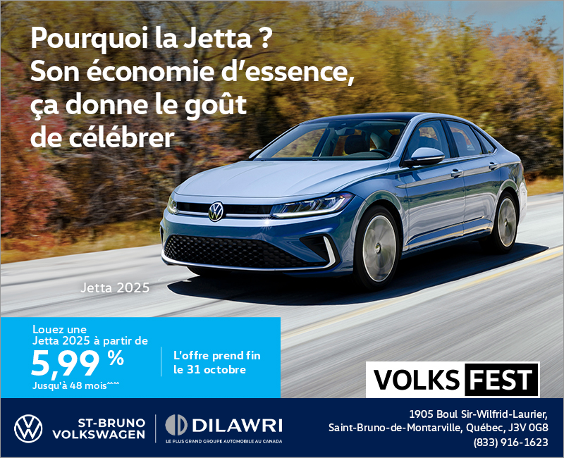Procurez-vous la Volkswagen Jetta 2025
