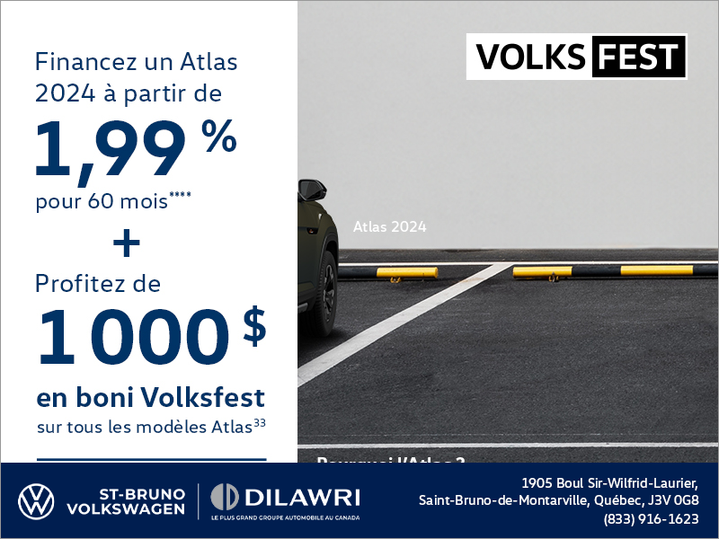 Procurez-vous le Volkswagen Atlas 2024