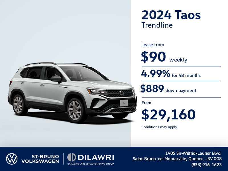 Get the 2024 Volkswagen Taos