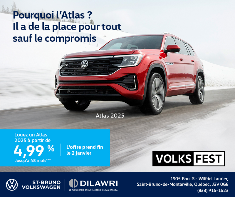 Procurez-vous le Volkswagen Atlas 2025