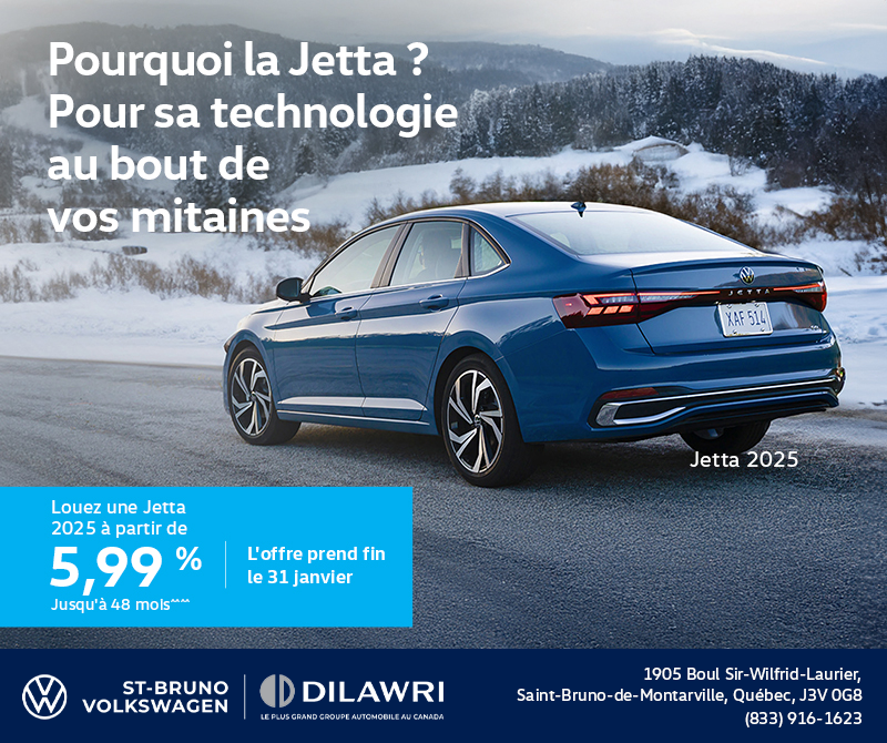 Procurez-vous la Volkswagen Jetta 2025