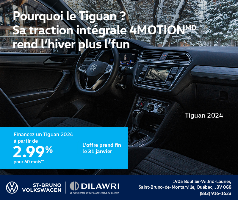 Procurez-vous le Volkswagen Tiguan 2024