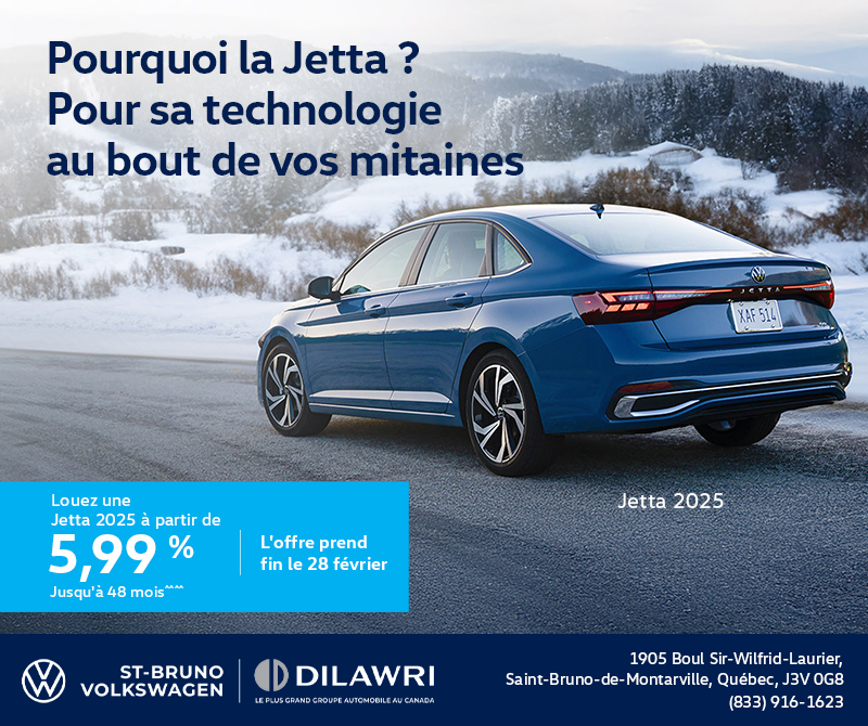 Procurez-vous la Volkswagen Jetta 2025