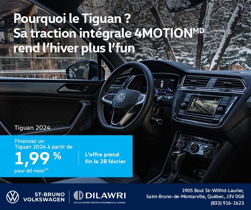 Procurez-vous le Volkswagen Tiguan 2024