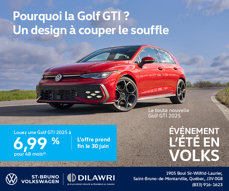 Procurez-vous la Volkswagen Golf Gti 2025