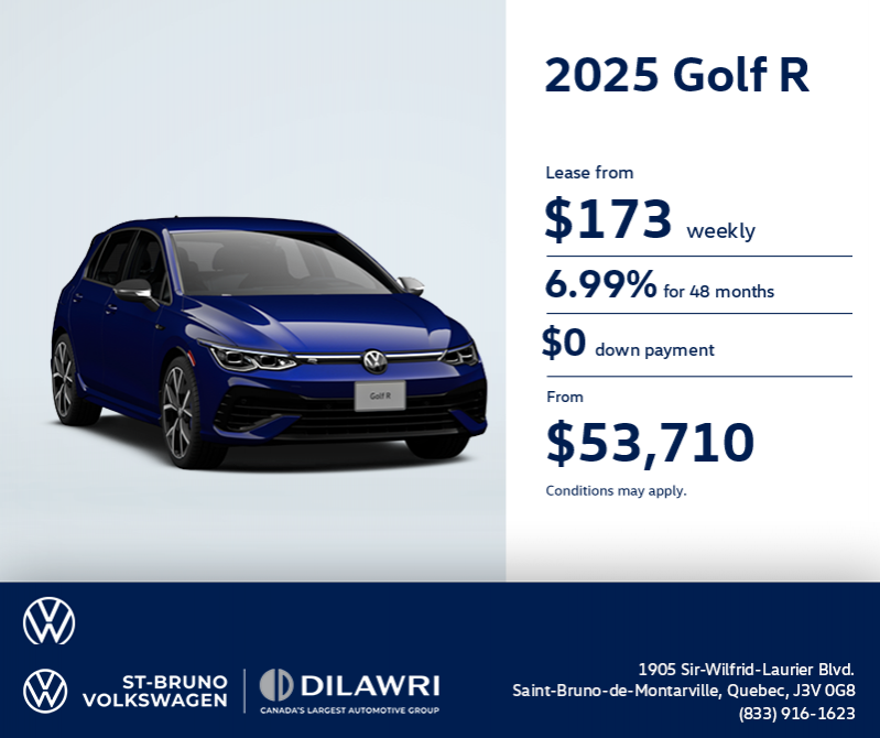 Get the 2025 Volkswagen Golf R