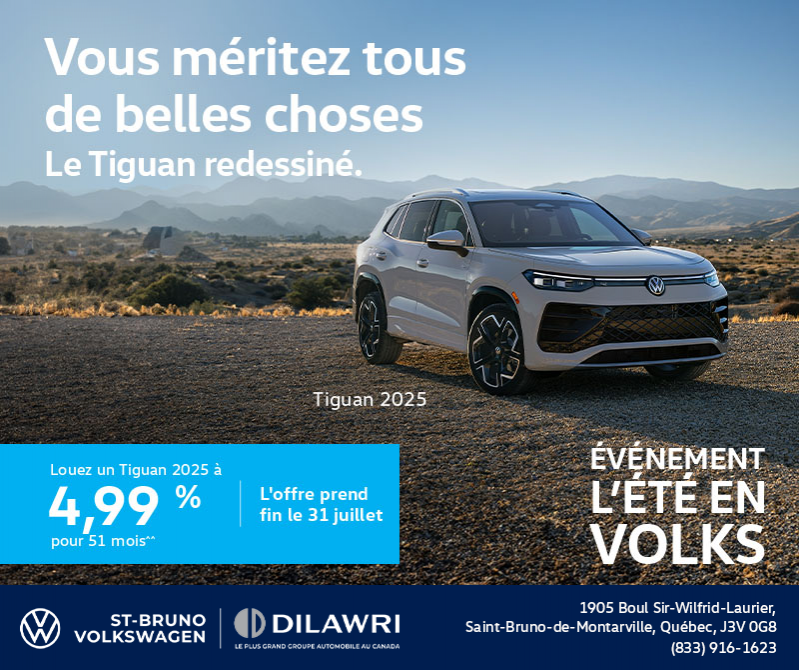 Procurez-vous le Volkswagen Tiguan 2025