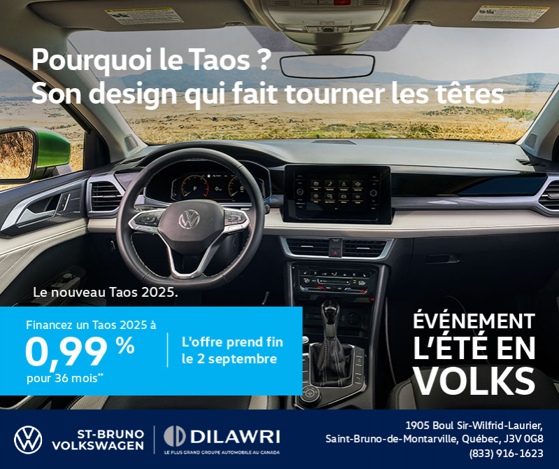 Procurez-vous le Volkswagen Taos 2025