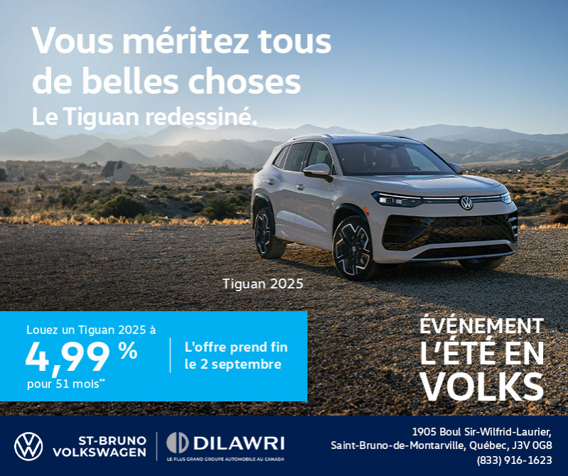 Procurez-vous le Volkswagen Tiguan 2025