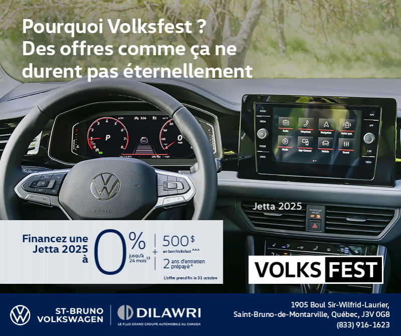Procurez-vous la Volkswagen Jetta 2025