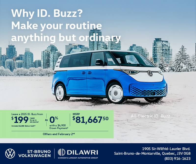 Get the 2025 Volkswagen ID. Buzz