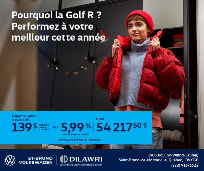 Procurez-vous la Volkswagen Golf R 2026