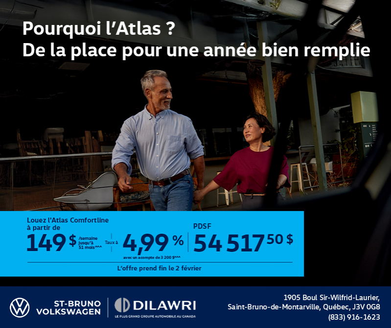 Procurez-vous le Volkswagen Atlas 2026