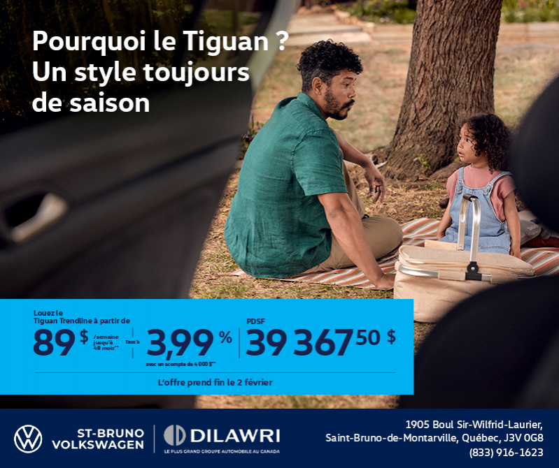 Procurez-vous le Volkswagen Tiguan 2026