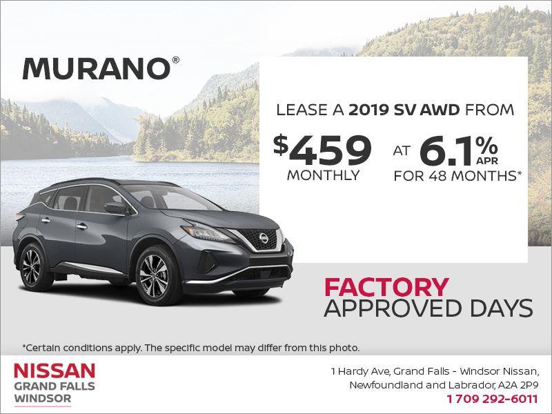 Get the 2019 Murano Today!