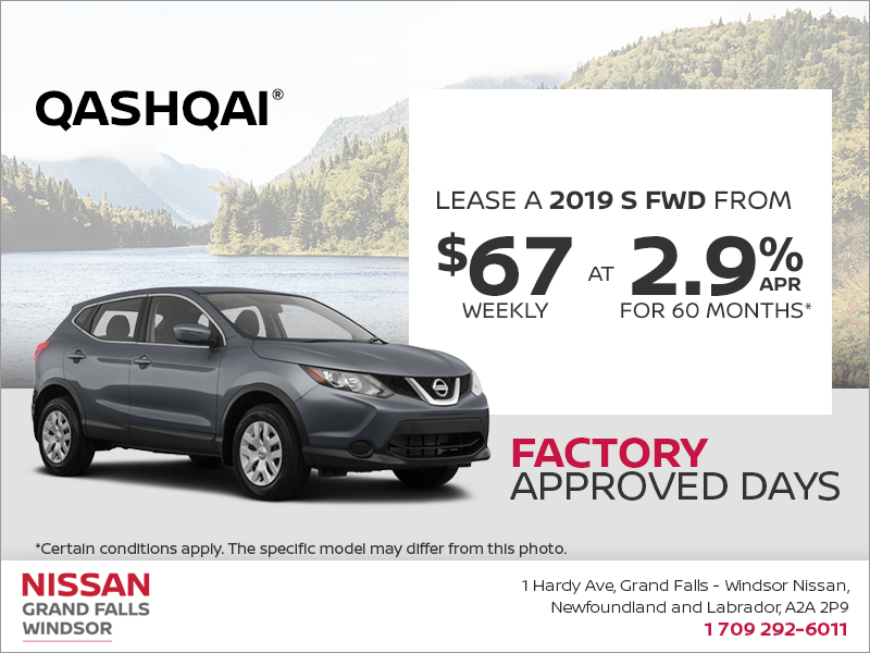 Get the 2019 Nissan Qashqai Today!