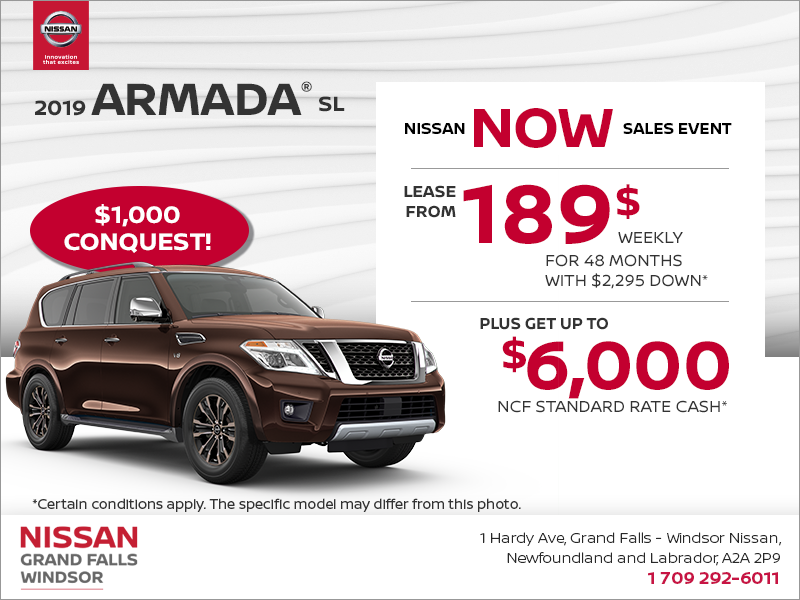 Get the 2019 Nissan Armada