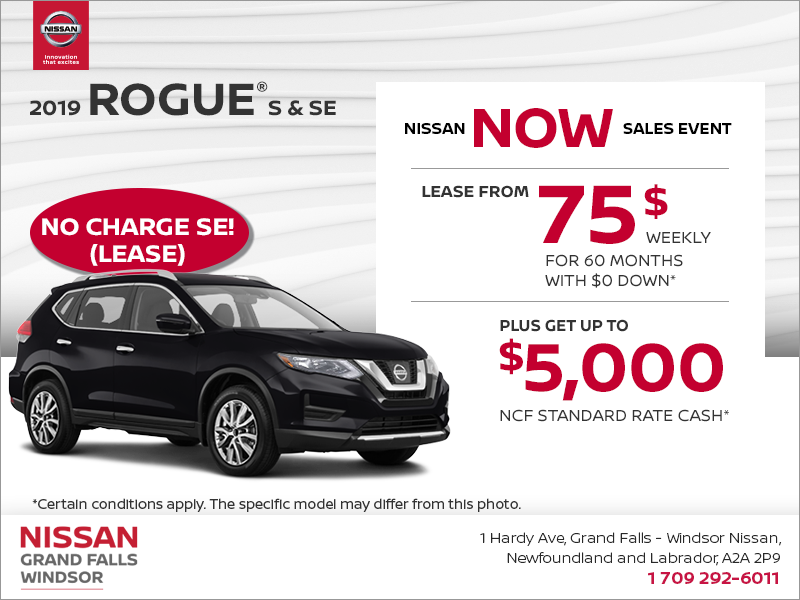 Get the 2019 Nissan Rogue Today!