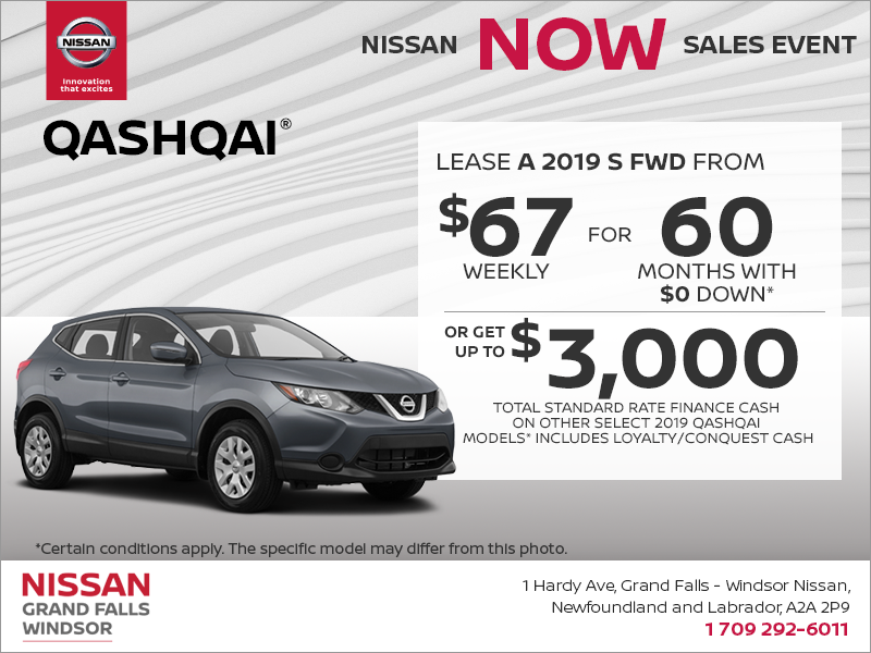 Get the 2019 Nissan Qashqai Today!