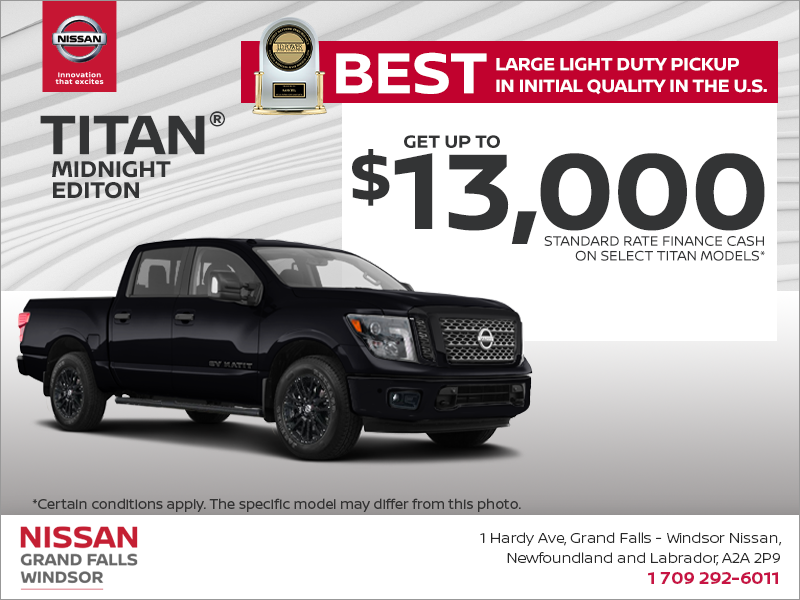 Get the 2019 Nissan Titan Today!