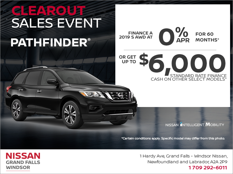 Get the 2019 Nissan Pathfinder Today!