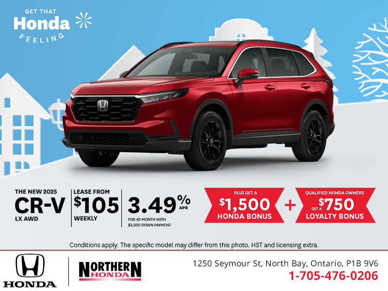 Get the 2025 Honda CR-V!