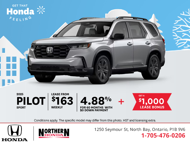 Get the 2025 Honda Pilot