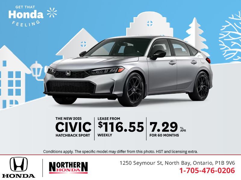 Get the 2025 Honda Civic Sedan!