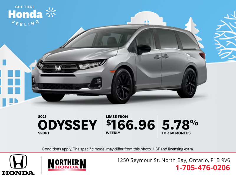 Get the 2025 Honda Odyssey!