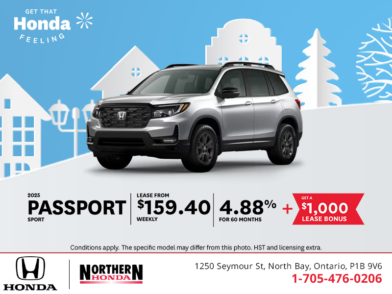 Get the 2025 Honda Passport!