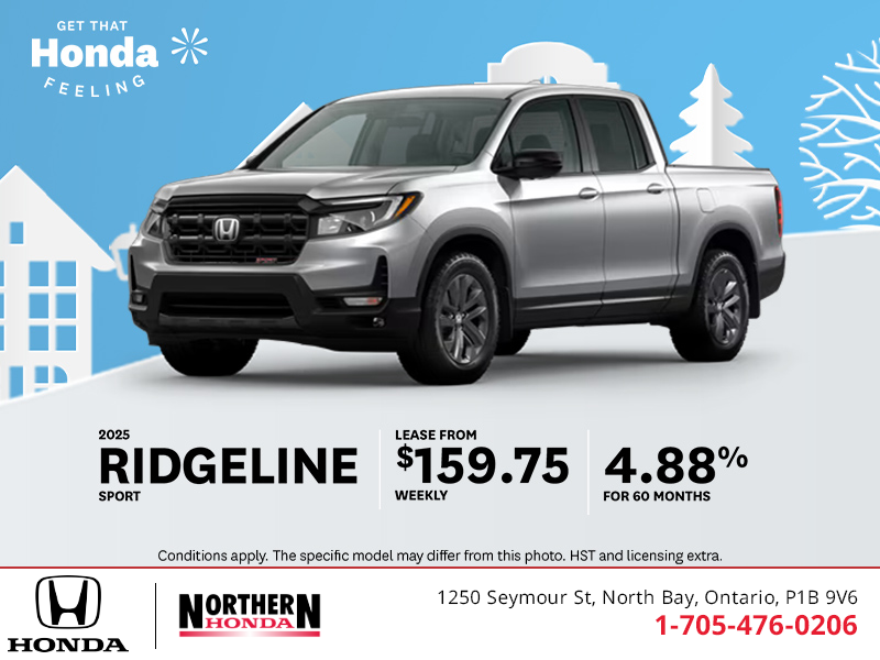 Get the 2025 Honda Ridgeline!