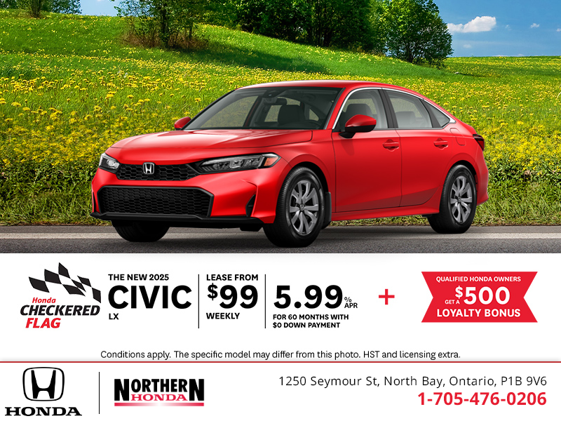 Get the 2025 Honda Civic!