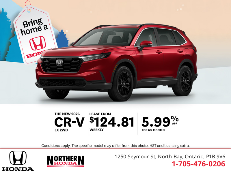 Get the 2026 Honda CR-V!